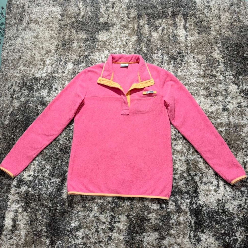Columbia Women’s Size M Pink Fleece Pullover